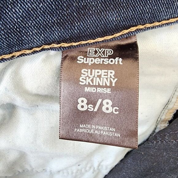 Express Skinny Mid Rise Jeans (8 SHORT) - Picture 6 of 7